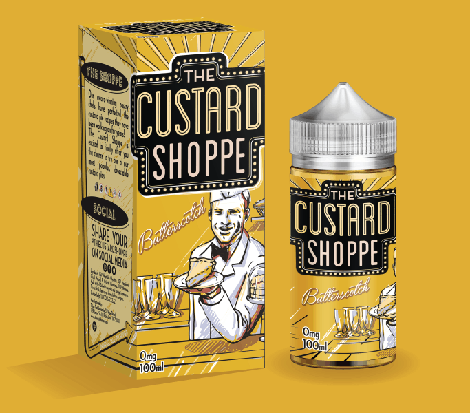 The Custard Shoppe - Butterscotch - 100ML