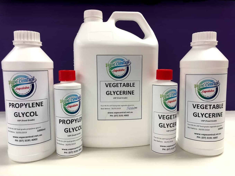 Pre-Mixed (VG/PG) Vegetable Glycerine and Propylene Glycol