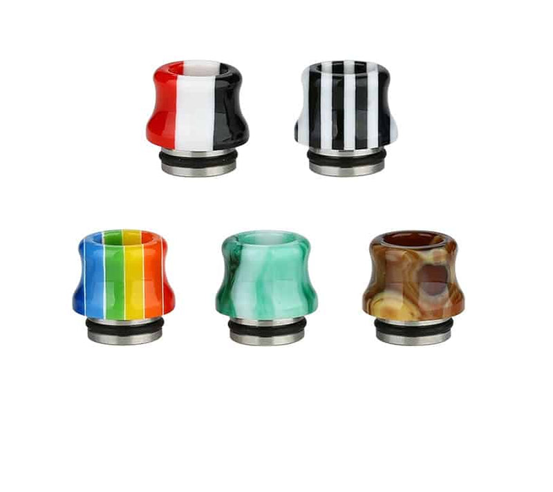 Resin National Flag Curved 810 Drip Tip