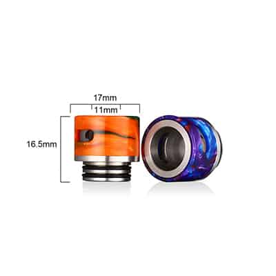 SS Resin 810 Drip Tip (Airflow Hole)