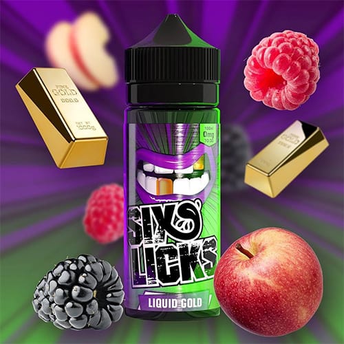 Six Licks- Liquid Gold - 100ML