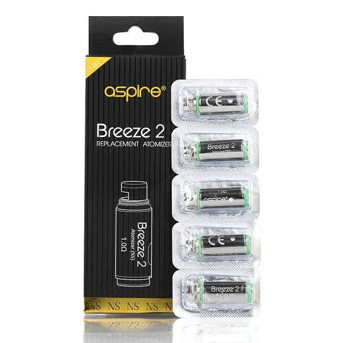 Aspire Breeze 2 Replacement Coils - 1.0Ω - (5pcs/pack)