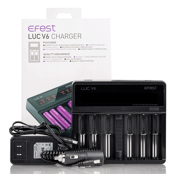 Efest LUC V6 6 Channel Battery Charger
